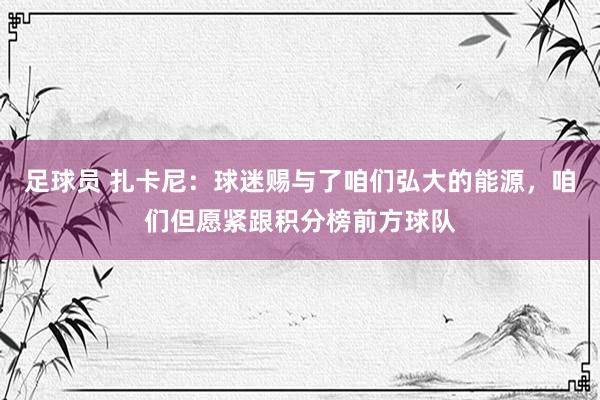 足球员 扎卡尼：球迷赐与了咱们弘大的能源，咱们但愿紧跟积分榜前方球队