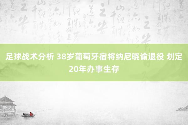 足球战术分析 38岁葡萄牙宿将纳尼晓谕退役 划定20年办事生存